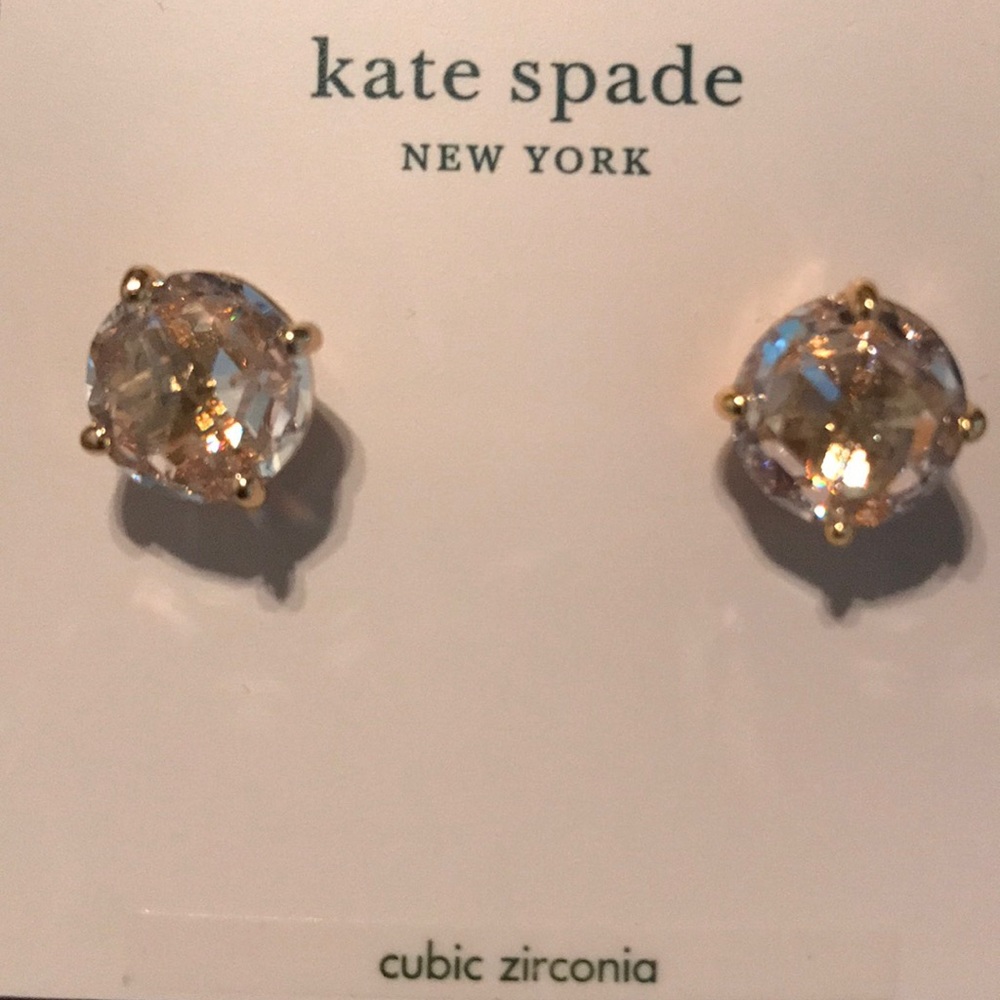 Kate spade earrings cubic zirconia